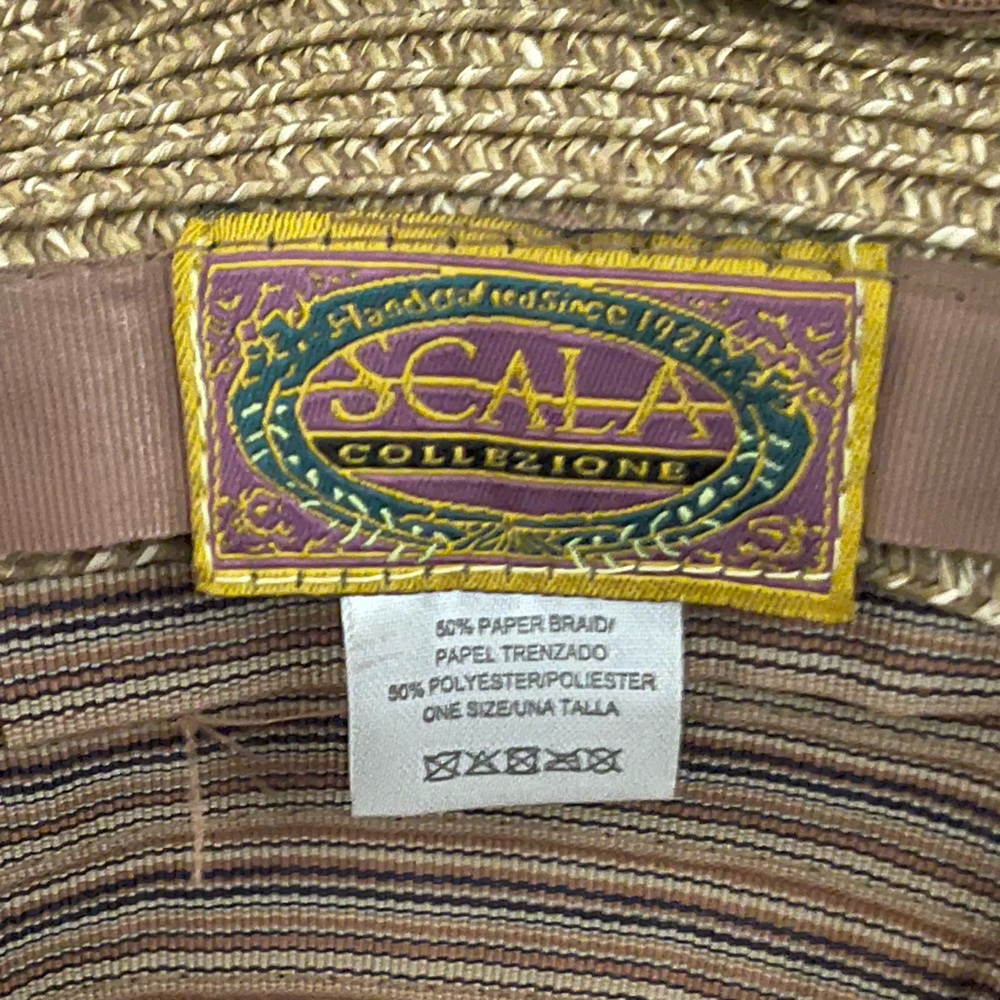 Scala Collezione Striped Wide Brim - image 5